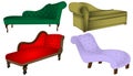Sofa Chaise Lounge furniture vector