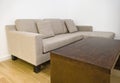 Sofa with coffee table Royalty Free Stock Photo