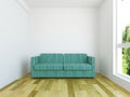 Sofa with cushions