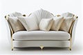 sofa furniture isolated on white background Royalty Free Stock Photo