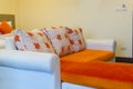 Sofa in hotel room Royalty Free Stock Photo