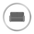 Sofa icon of vector illustration for web and mobile Royalty Free Stock Photo