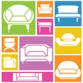 Sofa icons