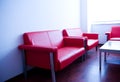 Sofa in waiting room Royalty Free Stock Photo