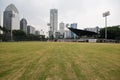 Softball field located in Jakarta, Indonesia Royalty Free Stock Photo