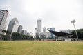 Softball field located in Jakarta, Indonesia Royalty Free Stock Photo