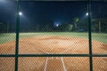 Softball field located in Jakarta, Indonesia Royalty Free Stock Photo