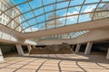 Sofia, Bulgaria - 6.13.2018 : Ancient Serdika, a modern building preserving the historical ruins of the Roman city