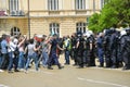 Sofia ,Bulgaria -14/05/2020 .Anti-government protests