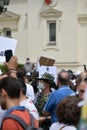 Sofia ,Bulgaria -14/05/2020 .Anti-government protests