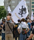 Sofia ,Bulgaria -14/05/2020 .Anti-government protests