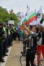 Sofia ,Bulgaria -14/05/2020 .Anti-government protests