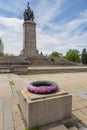 View of The Monument to the Soviet Army, Sofia, Bulgaria.