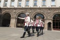 Guardsmen at the entrance to the residence of the President of Bulgaria