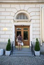 SOFIA BULGARIA August 12, 2019 Independence square, National Assembly of Bulgaria, TZUM, the former Party House, Largo