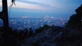 Sofia Bulgaria capitol sunset view