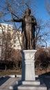 SOFIA, BULGARIA - DECEMBER 20 2016: Monument of bulgarian Tsar Samuel