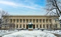 SOFIA,BULGARIA-FEBRUARY 28,2018: The building of the Cyril and Methodius National Library