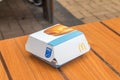McDonald`s Filet-O-Fish sandwich box