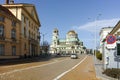 SOFIA, BULGARIA - MARCH 17, 2018: Amazing view of Cathedral Saint Alexander Nevski in Sofia Royalty Free Stock Photo