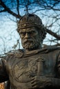 SOFIA, BULGARIA - NOVEMBER 22, 2017: statue of Samuel Tsar Royalty Free Stock Photo