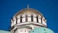 Amazing view of Cathedral Saint Alexander Nevski in Sofia Royalty Free Stock Photo