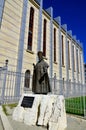 Statue of Pope John XXIII in front the Cathedral of St Joseph,
