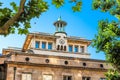 Sofia, Bulgaria. Tower on the Bulgarian National Bank building