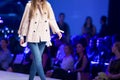 Sofia Fashion Week female blue jeans