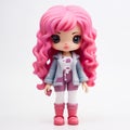 Sofia: Neo-pop Sensibility Vinyl Toy Doll With Fuchsia Hair