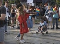 Sofia Pride. Parade, rainbow