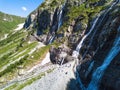 Sofia waterfalls in Arkhyz, Karachay-Cherkessia. Russia