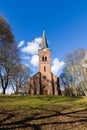 Sofienberg Church is located at Sofienberg in Oslo, Norway and i Royalty Free Stock Photo