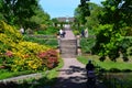 Sofiero park ang royal garden on a nice sunny day in Helsingborg, Sweden