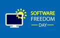 Illustration of Software Freedom Day