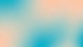 Soft Gradient Blend of Teal Blue and Pale Peach Colors with Gentle Blurring Effect abstract Royalty Free Stock Photo