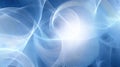Soft abstract blue light waves with airy glow and elegant flowing texture Royalty Free Stock Photo