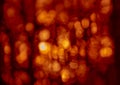 Soft abstract bokeh background with orange light circles Royalty Free Stock Photo