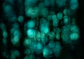 Soft abstract bokeh background with pale blue light circles Royalty Free Stock Photo