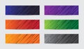 Soft abstract concepts and colors design elements headers