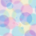 Soft, abstract design featuring overlapping translucent circles Royalty Free Stock Photo