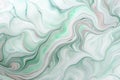 Soft abstract swirls of pastel green and white create a tranquil marble backdrop Royalty Free Stock Photo