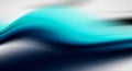Soft abstract wave background with smooth cyan and gray gradients Royalty Free Stock Photo