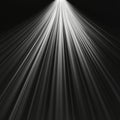 Soft Beams of Light Radiating Outward in Symmetric Pattern Royalty Free Stock Photo