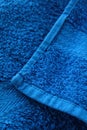 Soft beauty blue towel Royalty Free Stock Photo