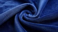 Soft Blue Fabric Swirled In A Gentle Pattern Royalty Free Stock Photo
