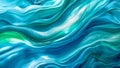 Soft Blue Fluid Waves with Smooth Motion and Minimal Background Design Concept Royalty Free Stock Photo