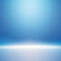 Soft Blue Gradient Background With Bright Horizon Light Effect image photo Royalty Free Stock Photo