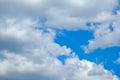 Soft blue sky cloud nature background