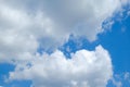 Soft blue sky cloud nature background Royalty Free Stock Photo